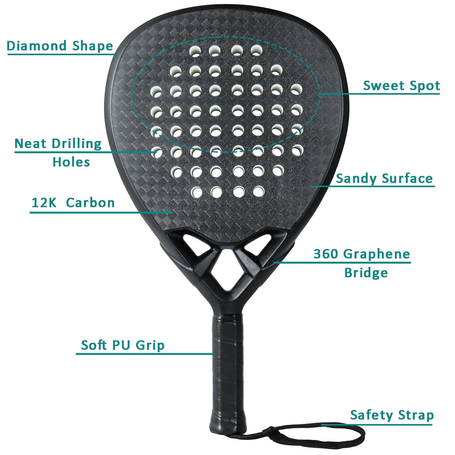 P60 - Carbon Padle Racket